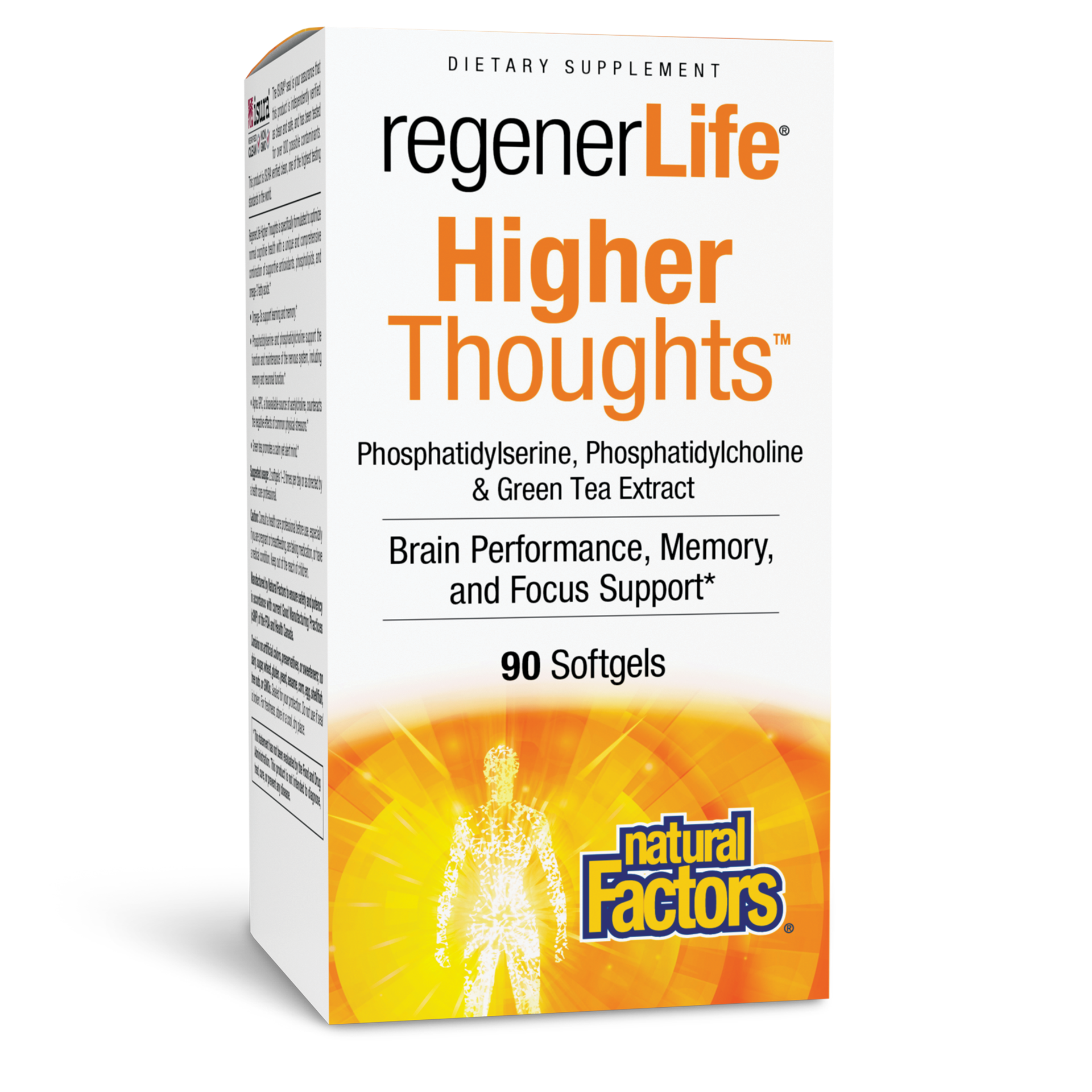 slide 1 of 2, Natural Factors Higher Thoughts™, 90 ct