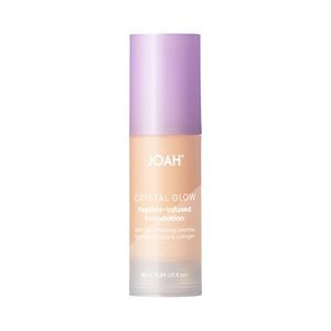 slide 1 of 1, JOAH Crystal Glow Peptide-Infused Foundation_ Fair With Neutral Undertones, 1 oz