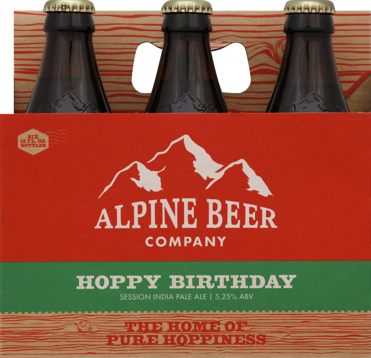 slide 3 of 4, Alpine Hoppy Birthday Bottles, 6 ct; 12 oz