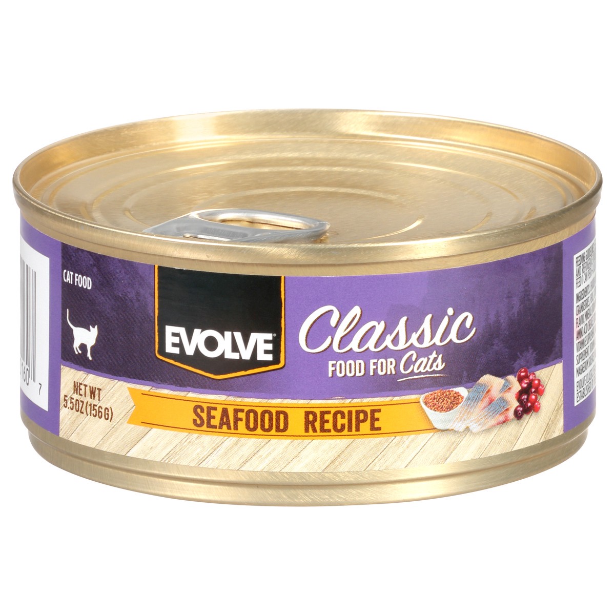 slide 8 of 12, Evolve Classic Seafood Recipe Cat Food 5.5 oz, 5.5 oz