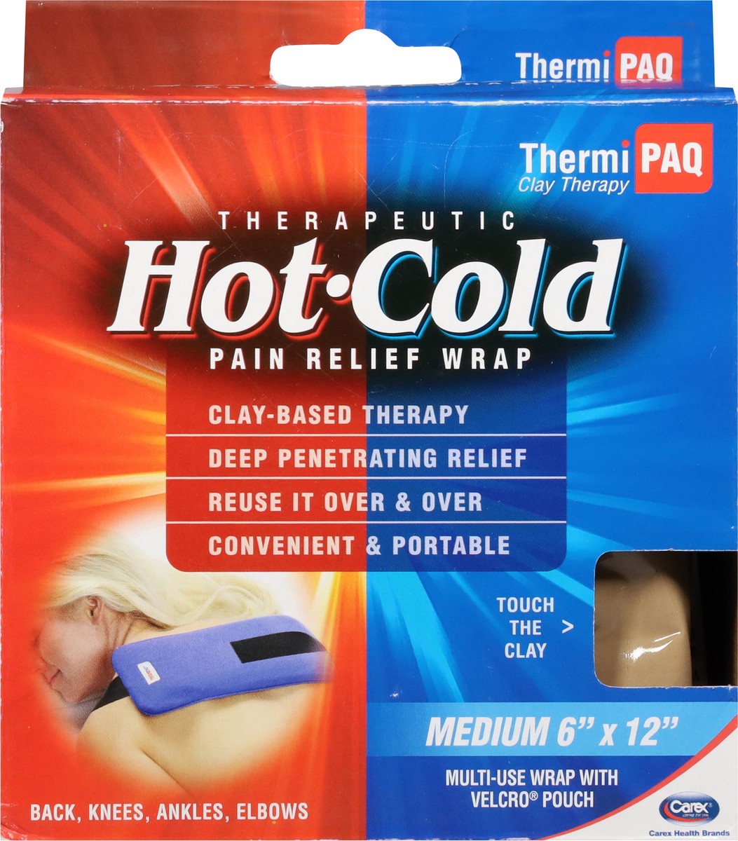 slide 2 of 12, ThermiPaq Hot Cold Pain Relief Wrap 1 ea, 1 ct