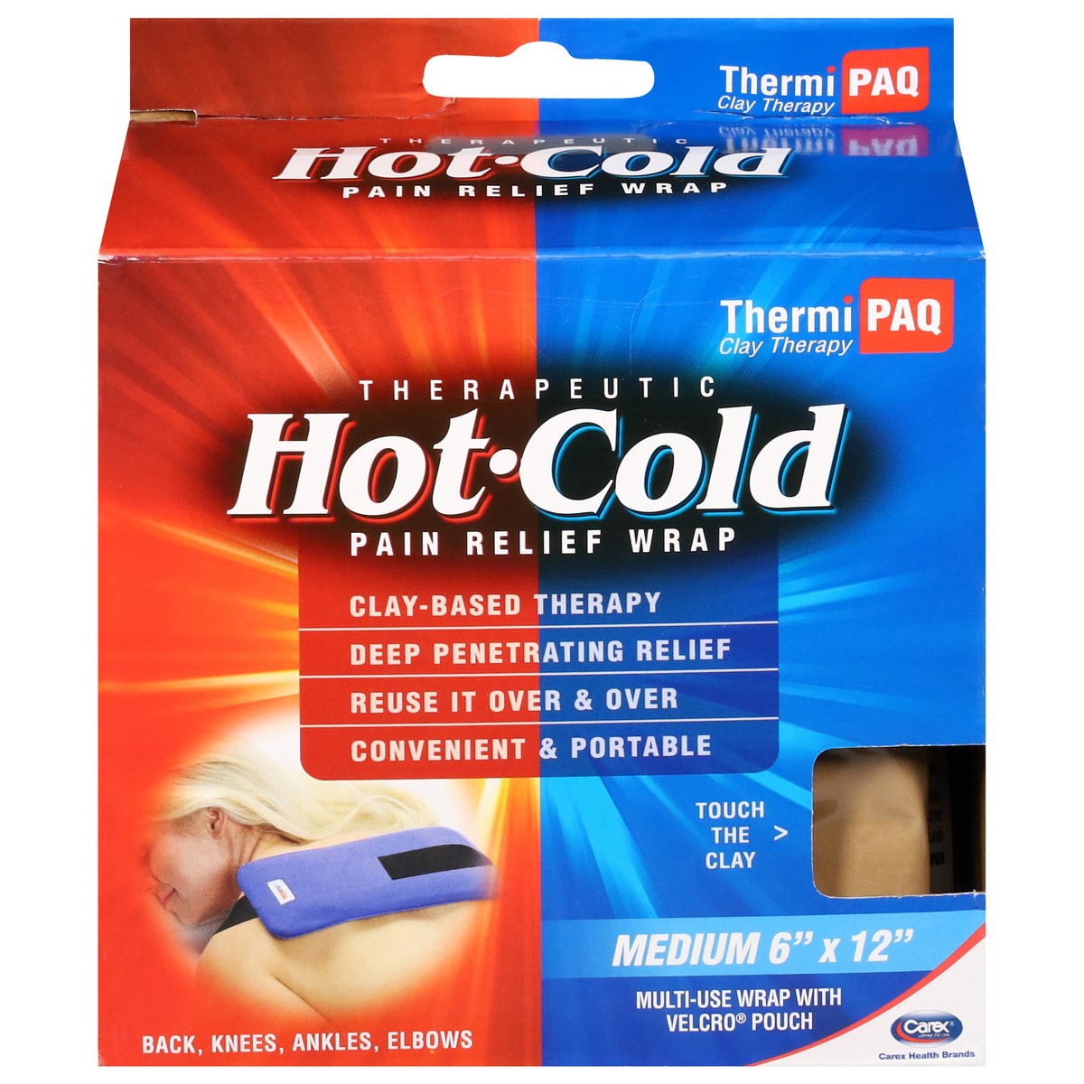 slide 5 of 12, ThermiPaq Hot Cold Pain Relief Wrap 1 ea, 1 ct