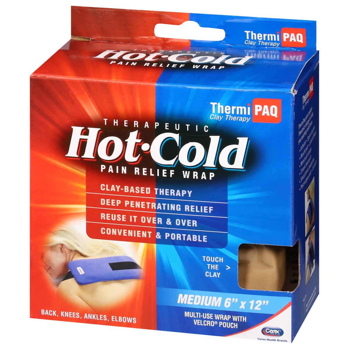 slide 9 of 12, ThermiPaq Hot Cold Pain Relief Wrap 1 ea, 1 ct