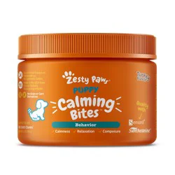 Zesty Paws Calming Bites for Puppy - Turkey Flavor - 90 ct