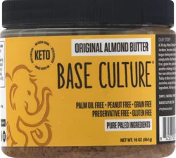 Base Culture Original Almond Butter 16 oz