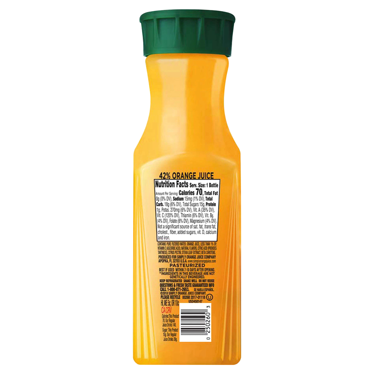 Simply Orange Juice Original - 11.5oz : Target