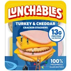 Lunchables Turkey & Cheddar Cheese with Crackers - 3.2oz