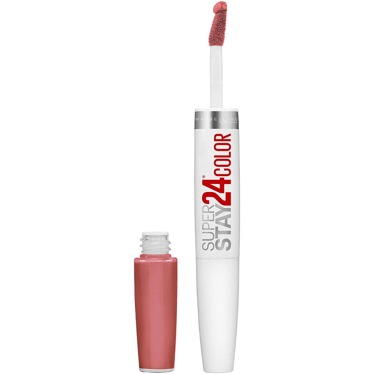 slide 1 of 1, Super Stay 24 2 - Step Liquid Lipstick - Frosted Mauve - 0.14 fl oz, 0.14 fl oz