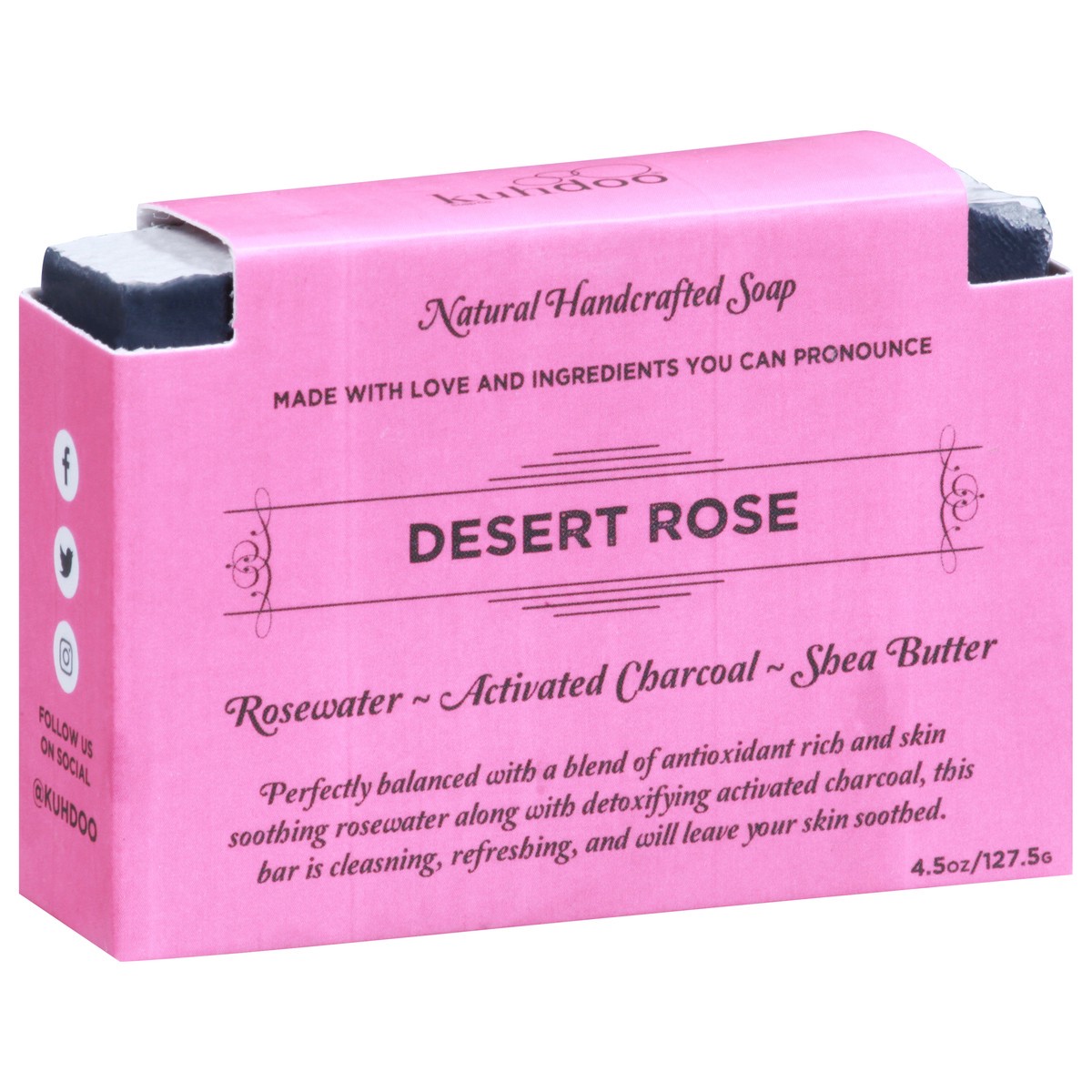 slide 8 of 9, Kuhdoo Natural Handcrafted Desert Rose Soap 4.5 oz, 4.5 oz