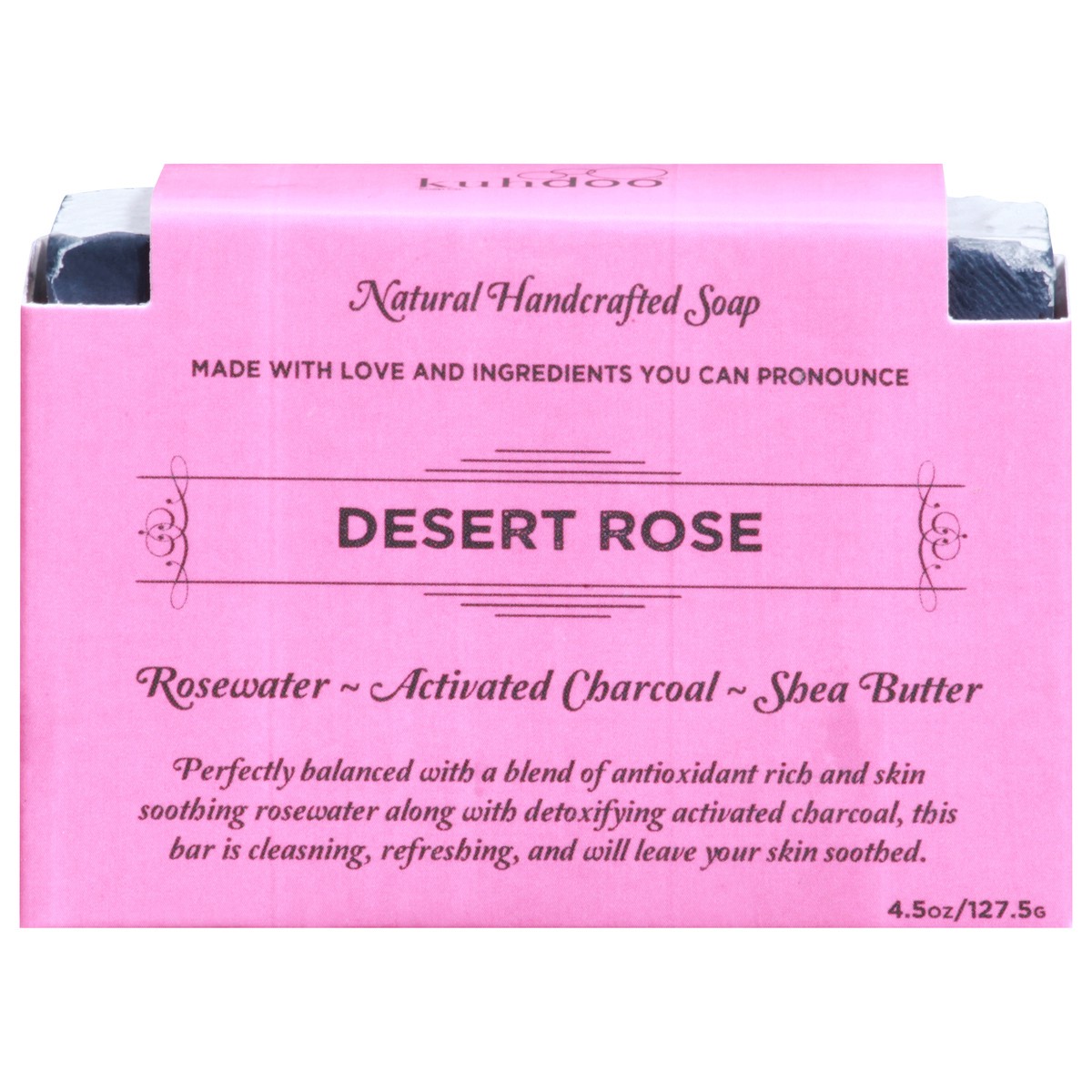 slide 1 of 9, Kuhdoo Natural Handcrafted Desert Rose Soap 4.5 oz, 4.5 oz