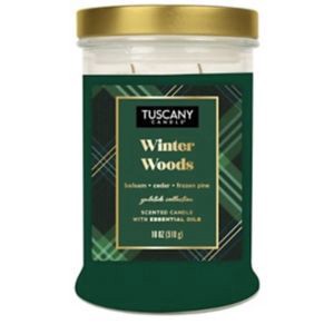 slide 1 of 1, NON BRAND Winter Woods Candle, 18 oz