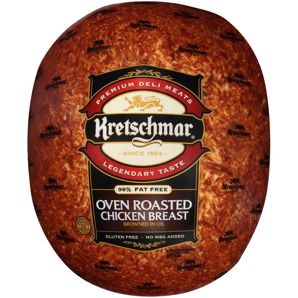 slide 1 of 1, Kretschmar Oven Roasted Chicken Breast, per lb