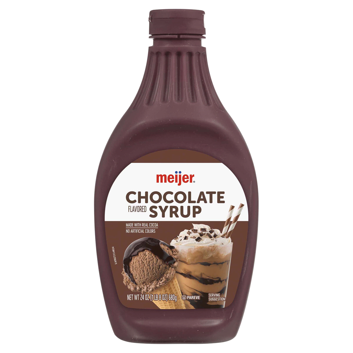 slide 1 of 2, Meijer Chocolate Syrup, 24 oz