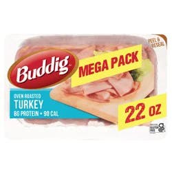 Buddig Oven Roasted Turkey Mega Pack 22 oz