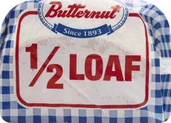 Butternut 1/2 Loaf Enriched Bread 12 oz