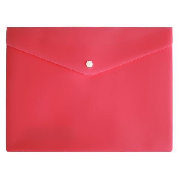 slide 1 of 1, Office Depot Brand Poly Envelope, 8-1/2'' X 11'', Pink, 1 ct