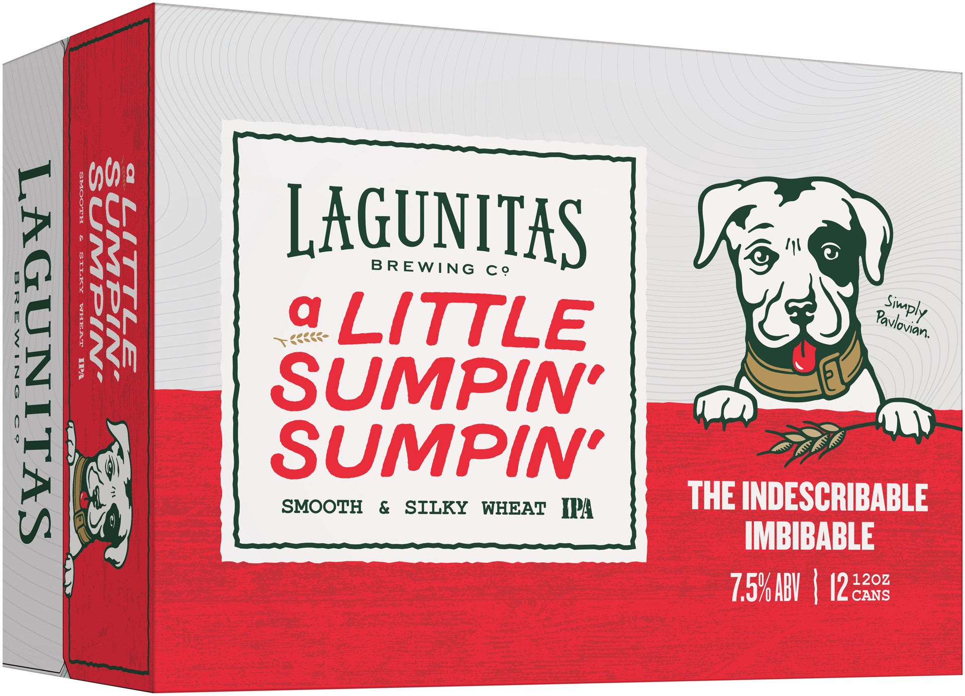 slide 2 of 5, Lagunitas Brewing Co Smooth & Silky Wheat IPA A Little Sumpin' Sumpin' Beer 12 - 12 oz Cans, 1 ct