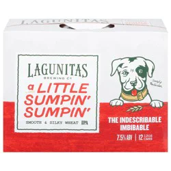 Lagunitas Smooth & Silky Wheat IPA A Little Sumpin' Sumpin' Beer 12 - 12 oz Cans