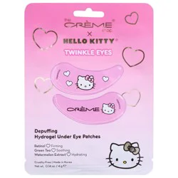 The Crème Shop Hello Kitty Twinkle Eyes Depuffing Hydrogel Under Eye Patches 0.14 oz