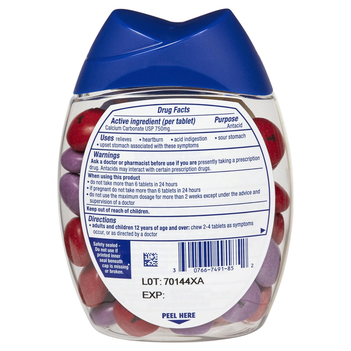 slide 6 of 6, Tums Chewy Bites 60 CT, 60 ct