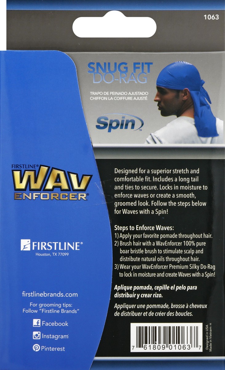 slide 6 of 10, Firstline Do-Rag 1 ea, 1 ct