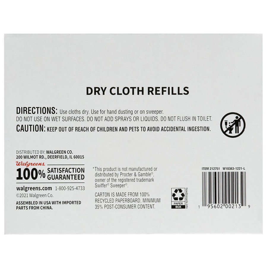 slide 2 of 2, Walgreens Dry Cloth, 16 ct