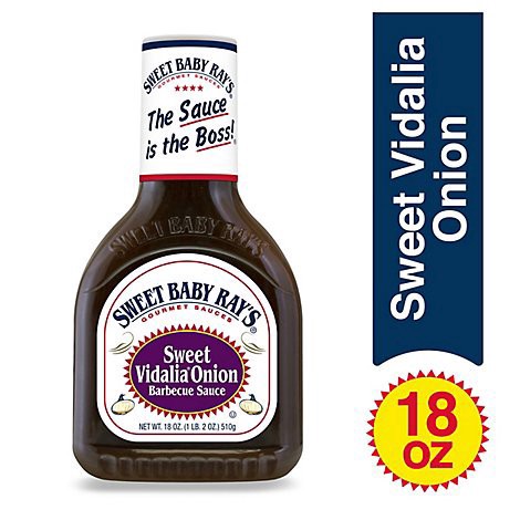 slide 1 of 1, Sweet Baby Rays Sauce Barbecue Sweet Vidalia Onion - 18 Oz, 18 oz