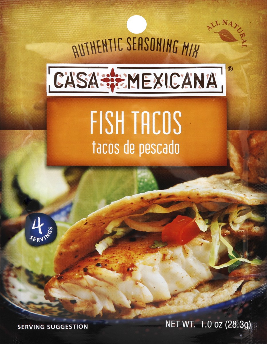 slide 2 of 3, Casa Mexicana Fish Taco Seasoning Mix, 1 oz