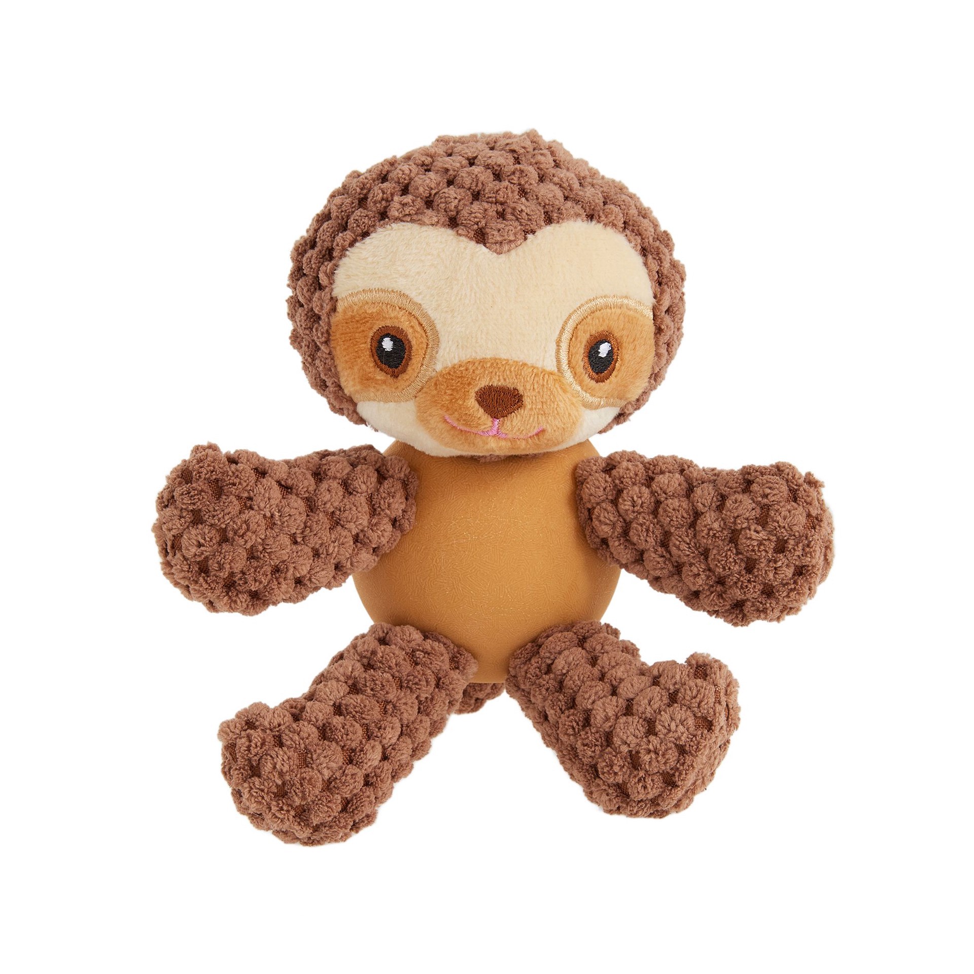 slide 1 of 1, Joyhound Belly Plush Sloth Squeaky Dog Toy, SM