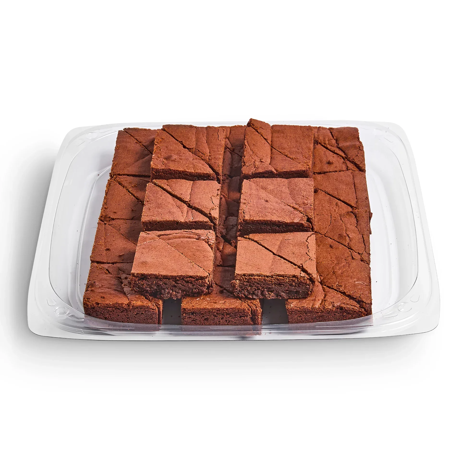 slide 1 of 1, H-E-B Bakery Large Party Tray - Uniced Gourmet Brownies, 36 ct