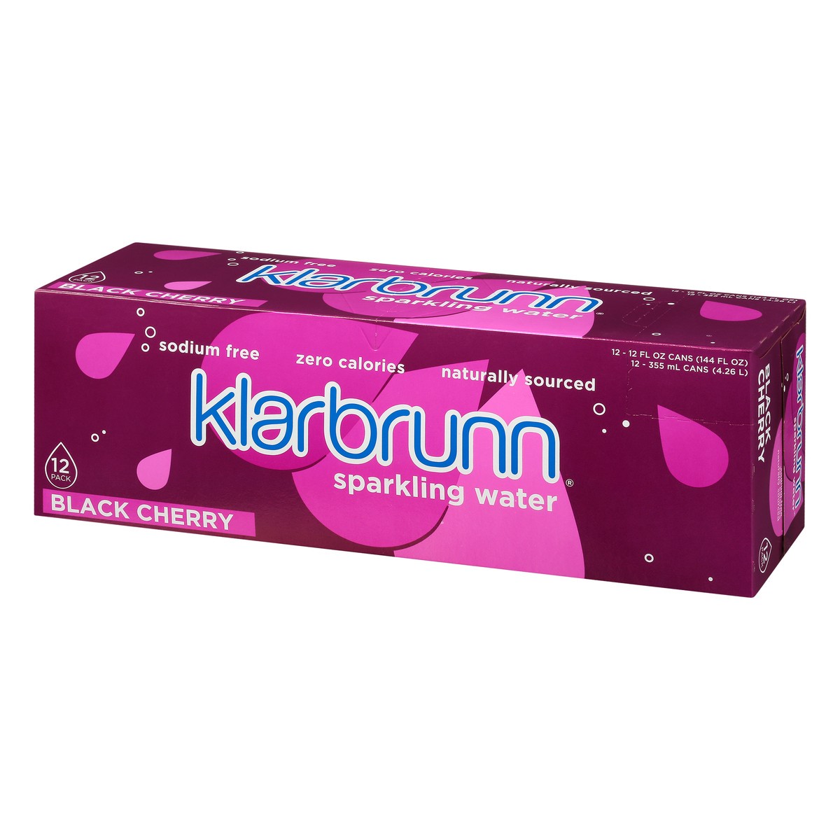 slide 2 of 9, Klarbrunn Black Cherry Mineral Water - 144 fl oz, 12 ct; 12 fl oz