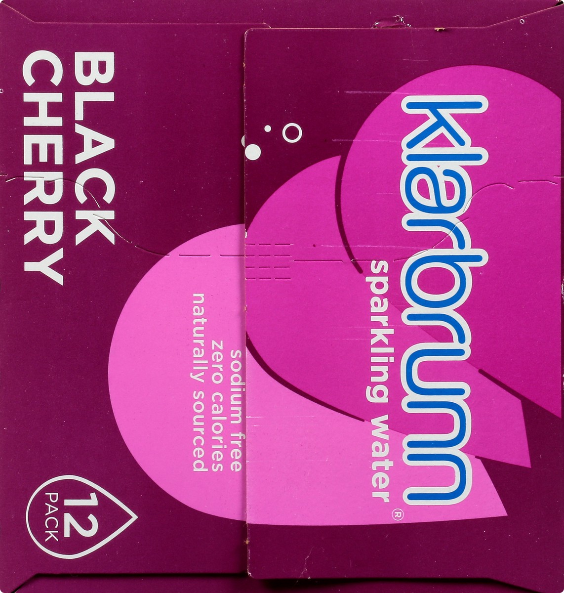 slide 5 of 9, Klarbrunn Black Cherry Mineral Water - 144 fl oz, 12 ct; 12 fl oz