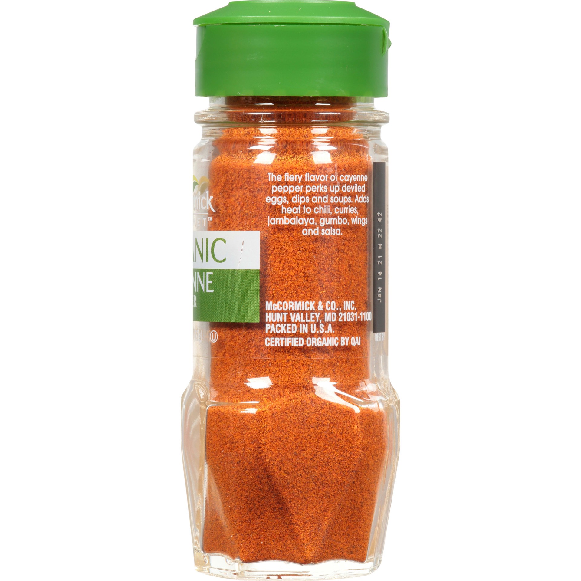 slide 2 of 5, McCormick Gourmet Organic Cayenne Red Pepper, 1.5 oz, 1.5 oz