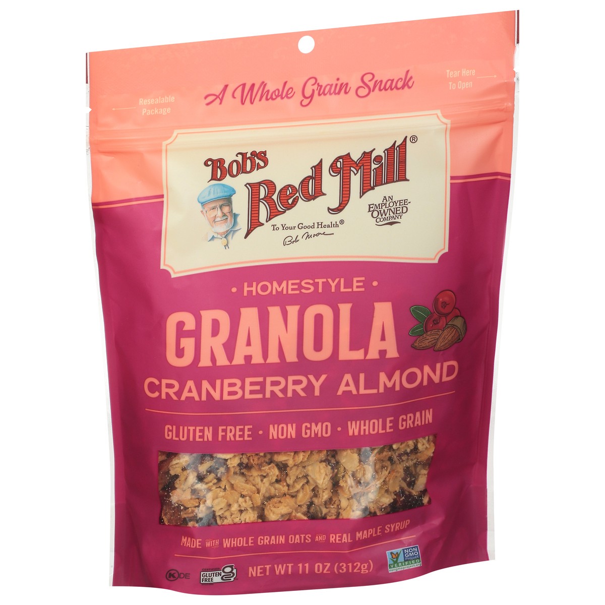 slide 2 of 9, Bob's Red Mill Cranberry Almond Granola, 11 oz