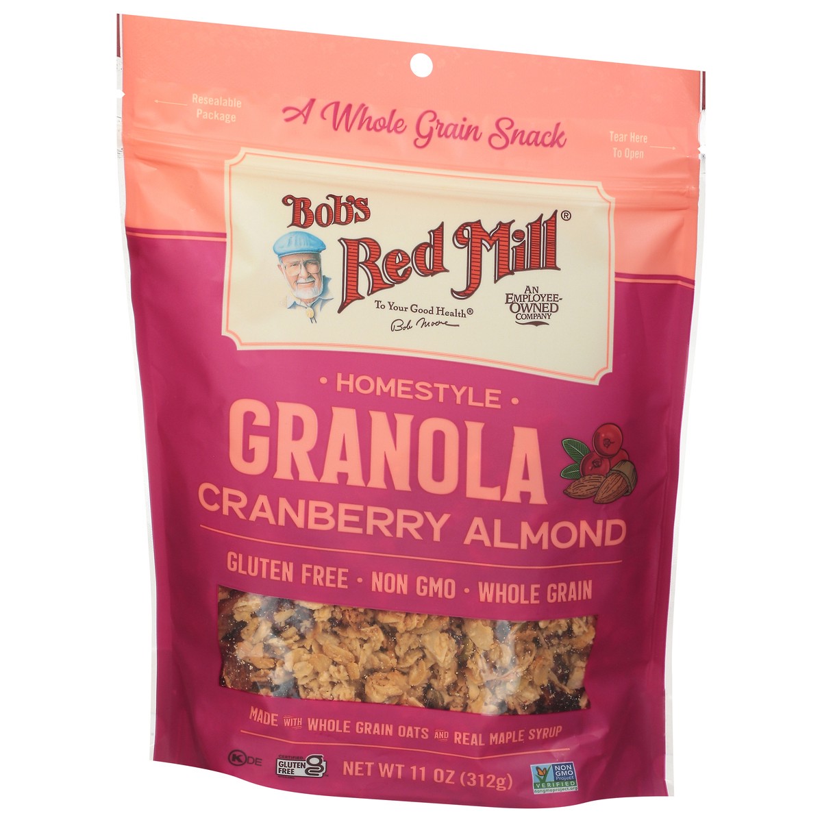 slide 3 of 9, Bob's Red Mill Cranberry Almond Granola, 11 oz