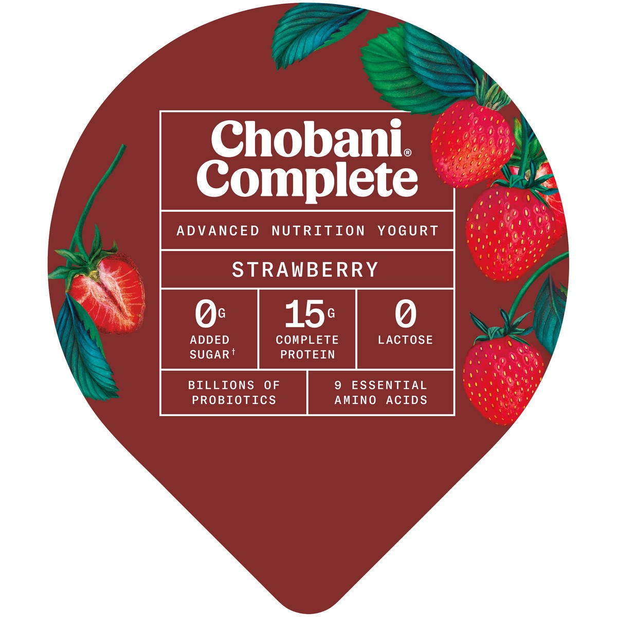 slide 8 of 12, Chobani Complete Greek Yogurt Strawberry 5.3oz, 5.3 oz