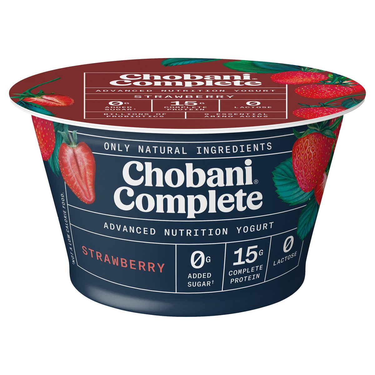 slide 10 of 12, Chobani Complete Greek Yogurt Strawberry 5.3oz, 5.3 oz