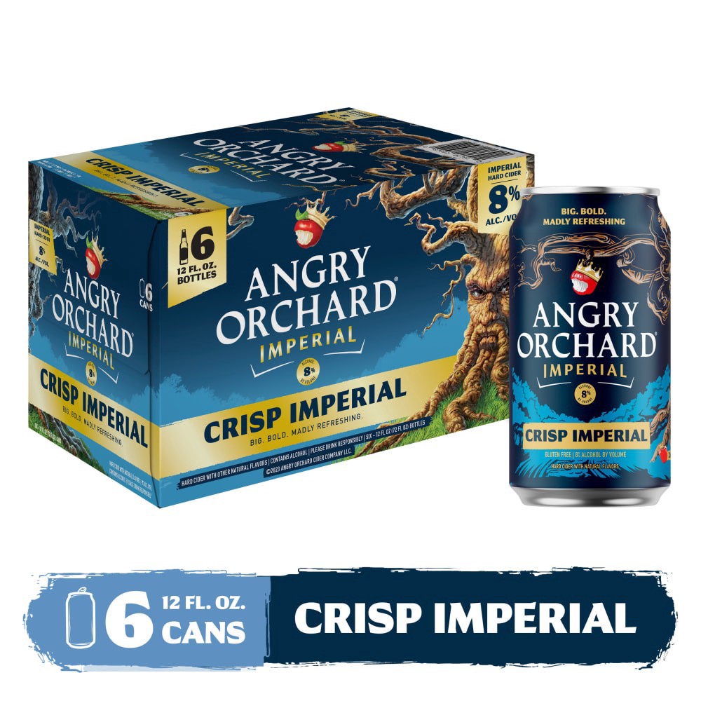 slide 1 of 6, Angry Orchard Crisp Imperial Apple 6 Pack 12Oz Can, 6 ct; 12 oz