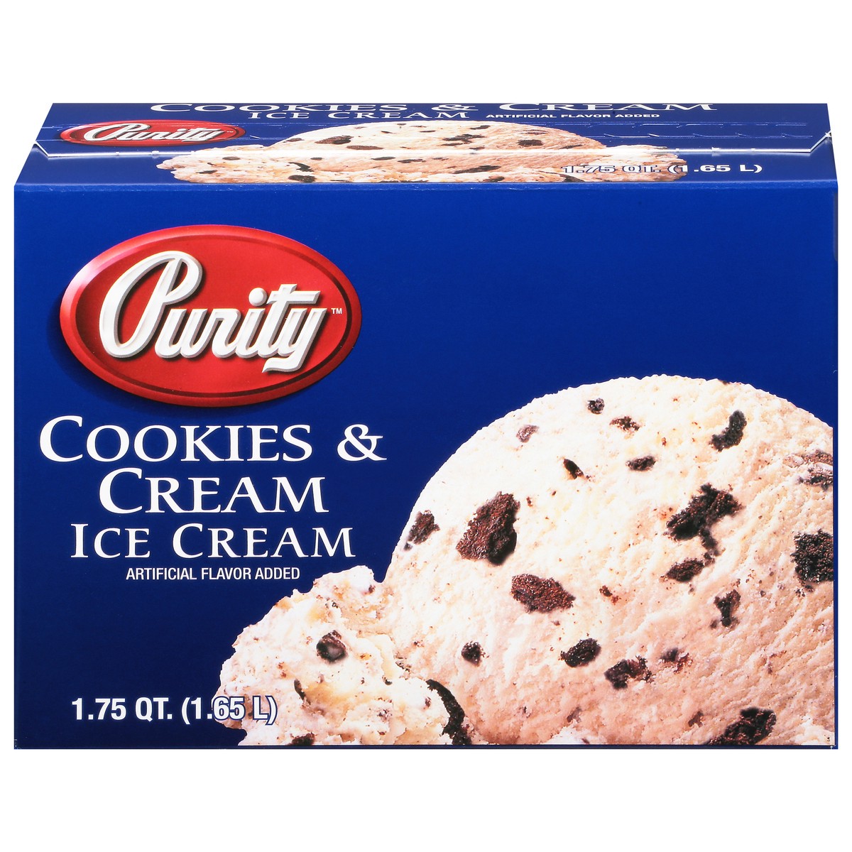 slide 1 of 10, Purity Cookies & Cream Ice Cream 1.75 qt Box, 1.75 qt