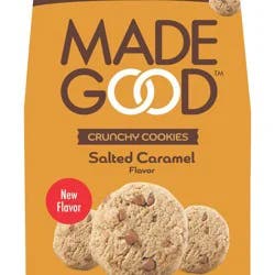 MadeGood Organic Vegan Gluten Free Salted Caramel Cookies - 7 oz