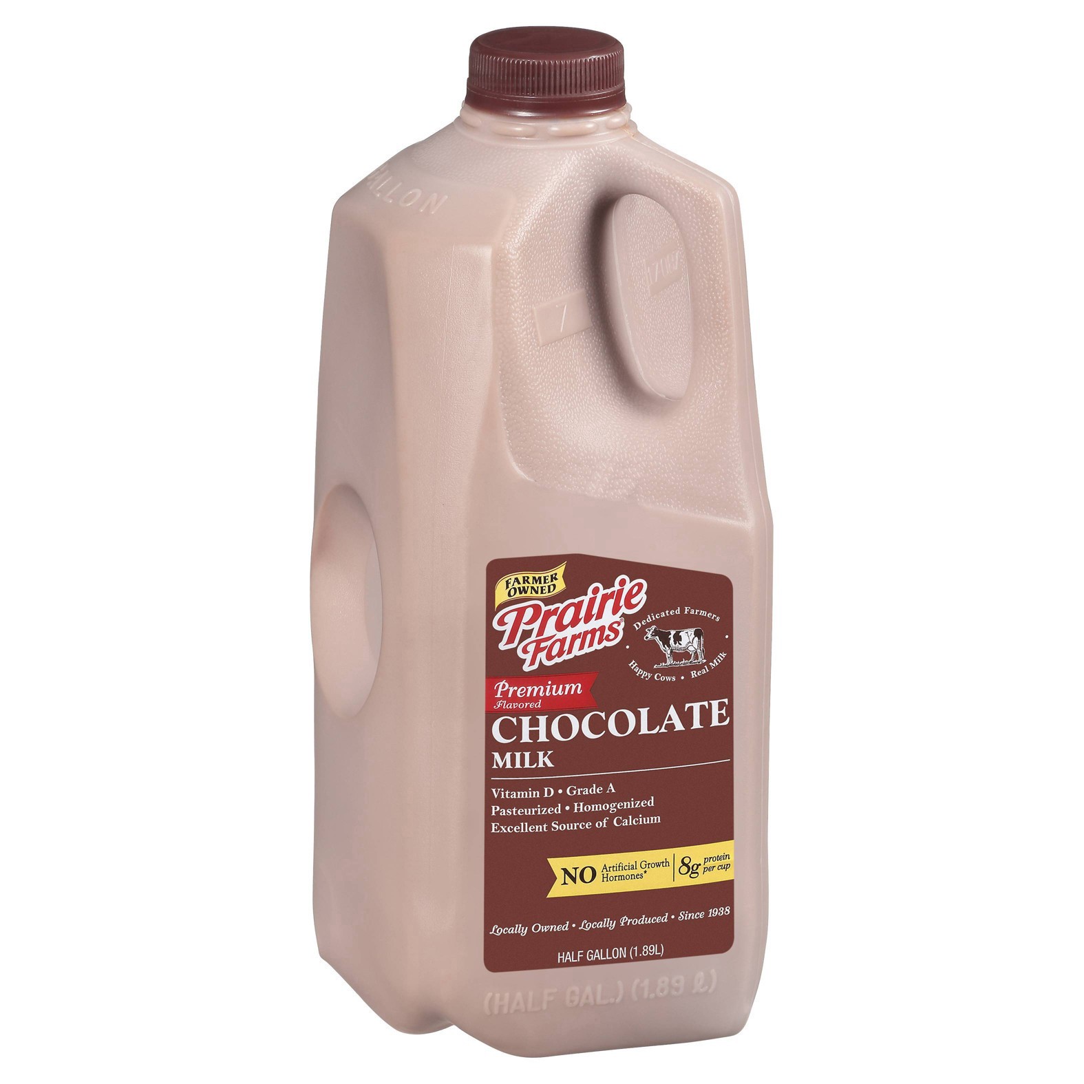 slide 3 of 18, Prairie Farms Vitamin D Chocolate Milk, 1/2 gal