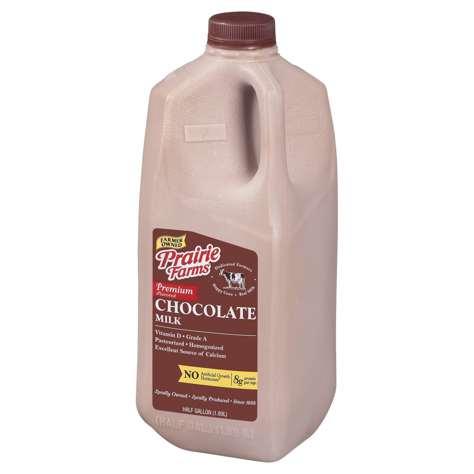 slide 2 of 18, Prairie Farms Vitamin D Chocolate Milk, 1/2 gal