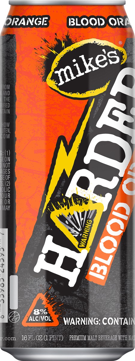 slide 3 of 7, Mike's Harder Blood Orange Malt Beverage 16 oz, 16 oz