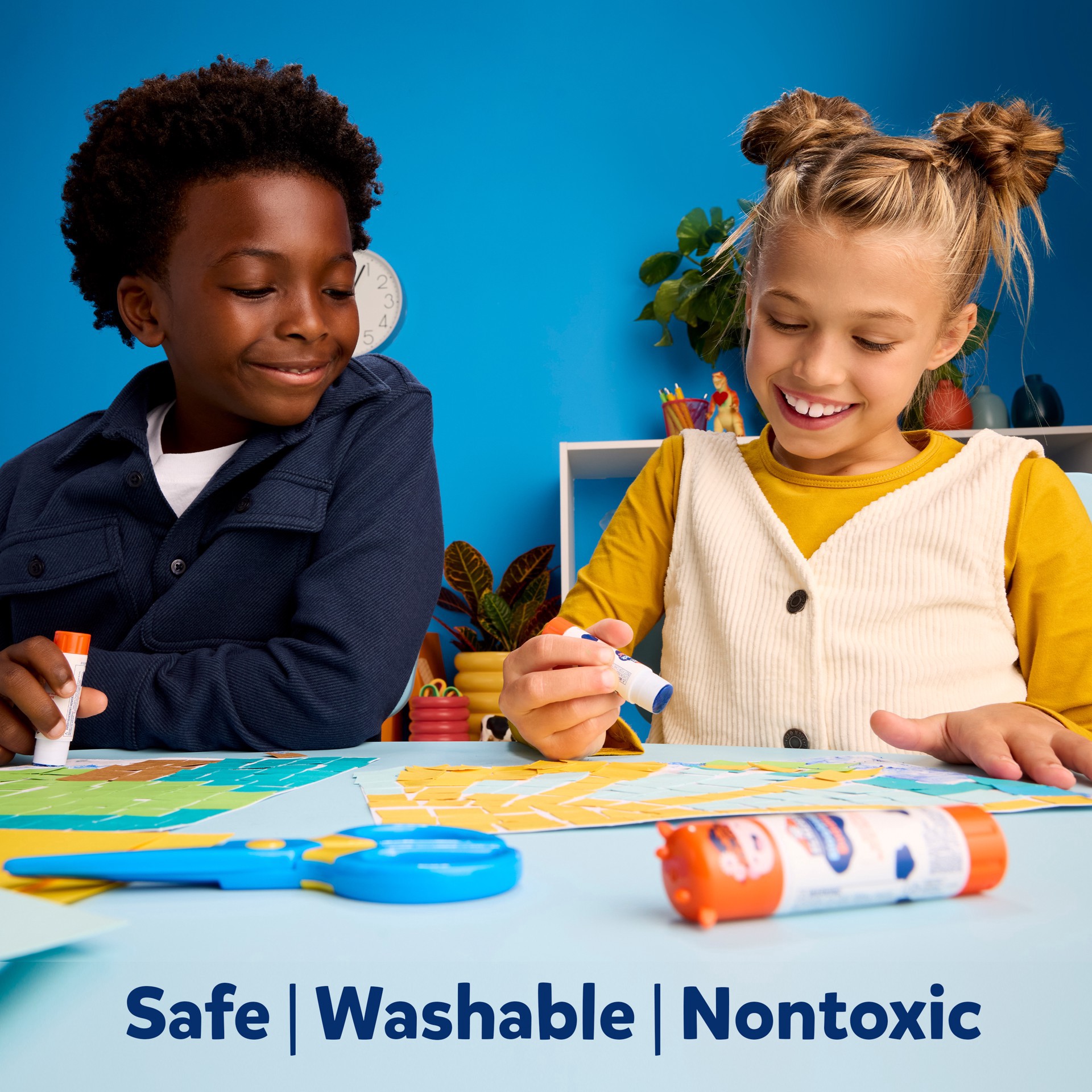 slide 2 of 5, Elmer's Elmer's Bloostick Buddies & Disappearing Purple Glue Stick Set, 6 gram each