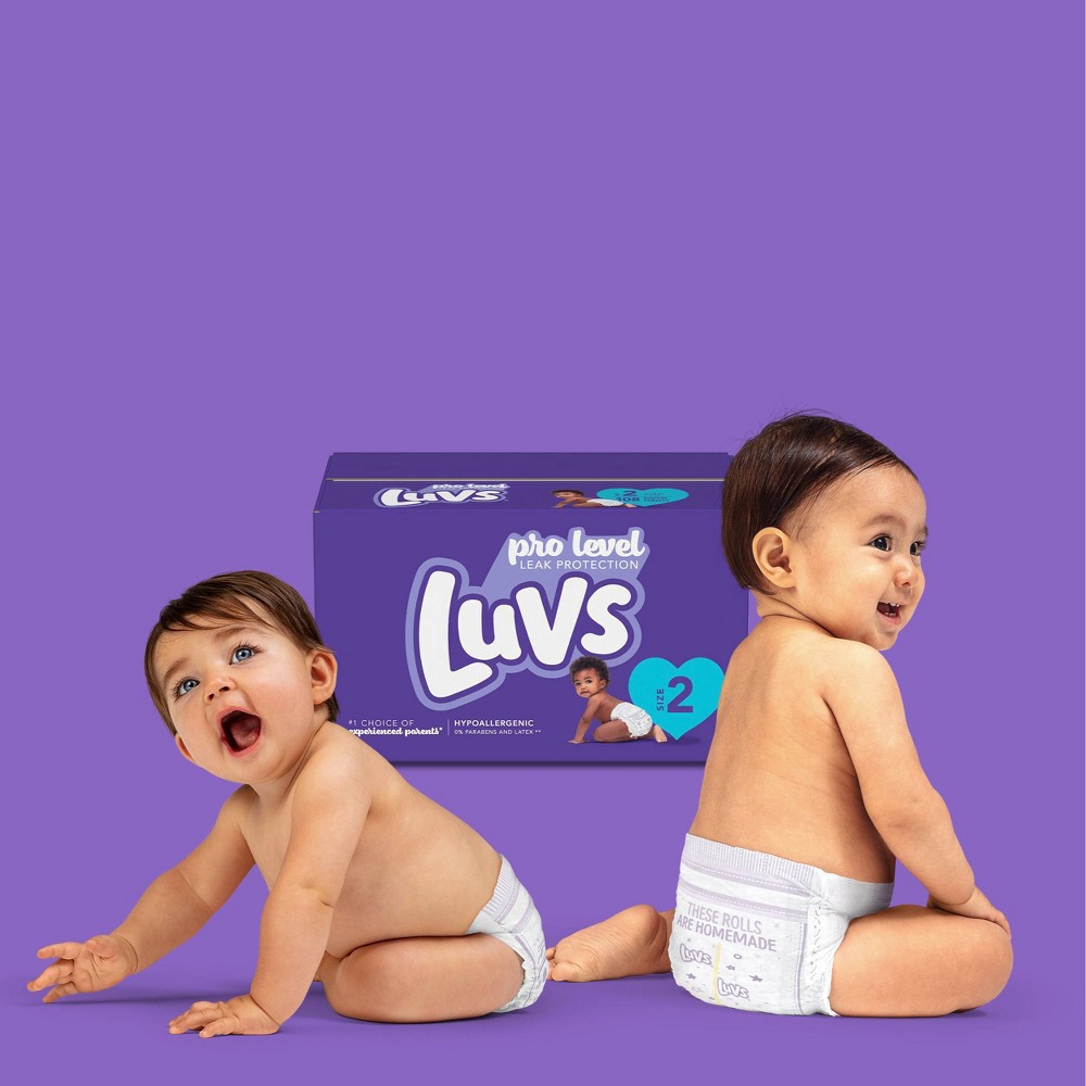 slide 9 of 13, Luvs Diapers Size 2 108 Count, 108 ct