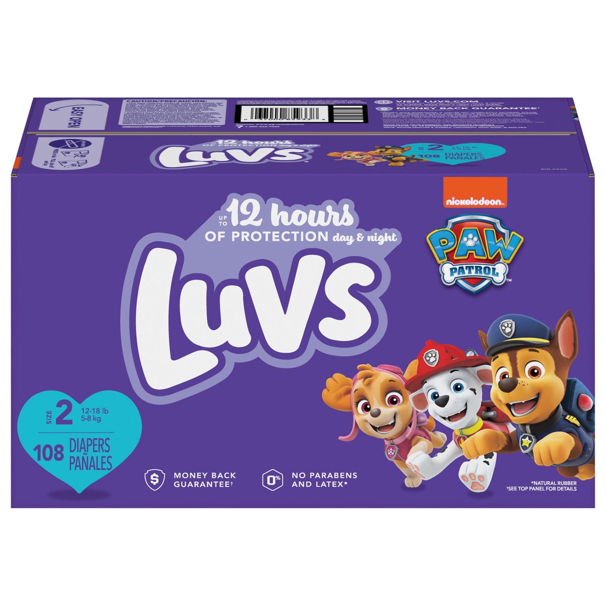 slide 1 of 13, Luvs Diapers Size 2 108 Count, 108 ct