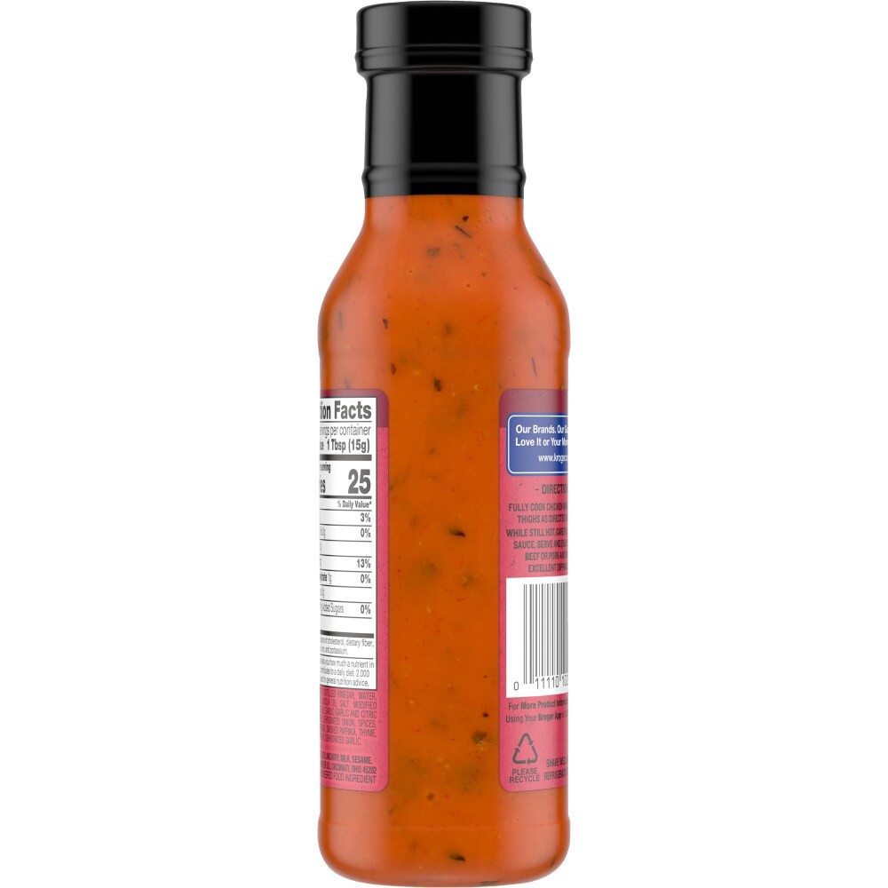 slide 2 of 4, Kroger Cajun Wing Sauce, 12 fl oz