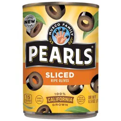 Pearls Sliced California Ripe Olives - 6.5 oz