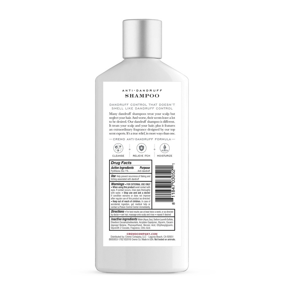 slide 2 of 2, Cremo Dandruff-Scalp Care Shampoo, 16 oz