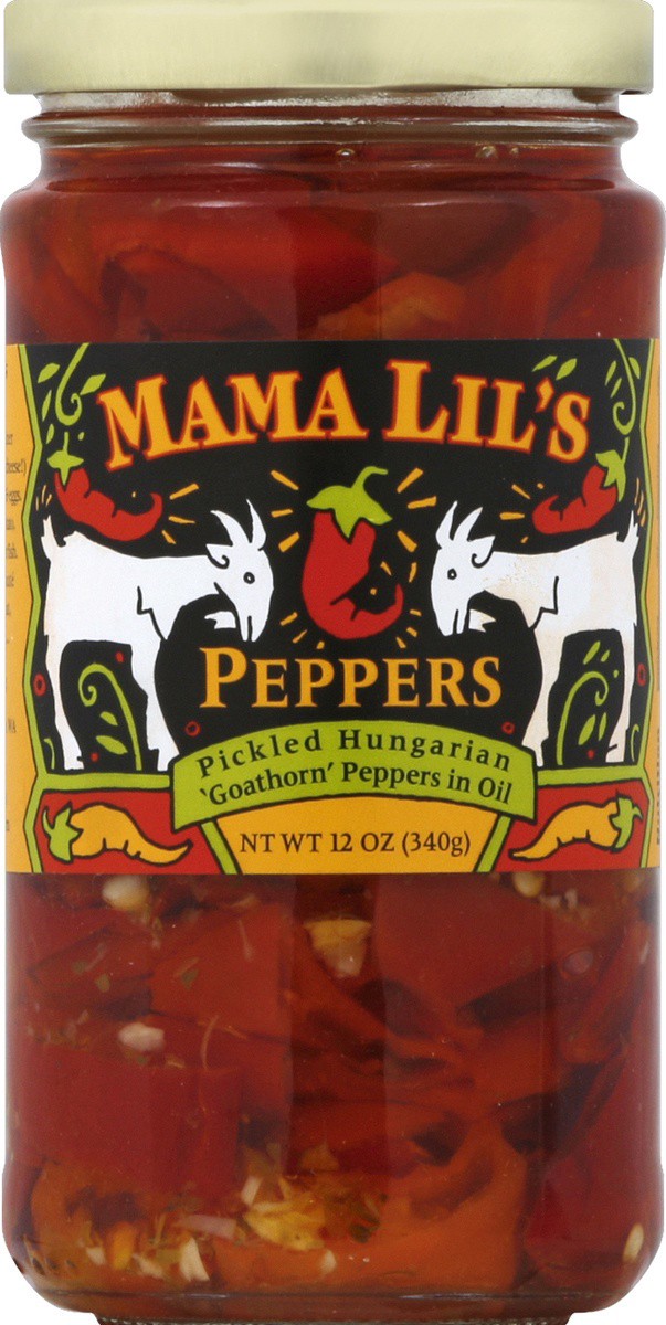 slide 3 of 7, Mama Lil's Mildly Spicy Peppers, 12 oz